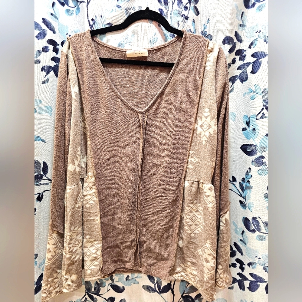2xl Sugarfox Boho Chic Knit Cardigan